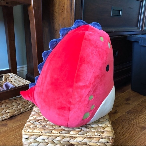 Squishmallows Dolan the Red Dinosaur (first to market) in size 11" - Picture 4 of 7